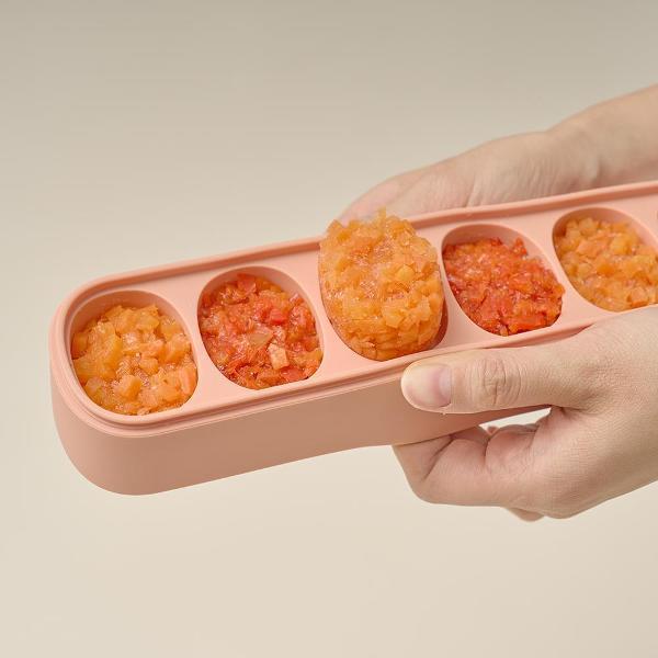 MOYUUM 矽膠 食品盒 咖啡冰磚 肉末 蒜末 蔥末 粥品 六格-細節圖2