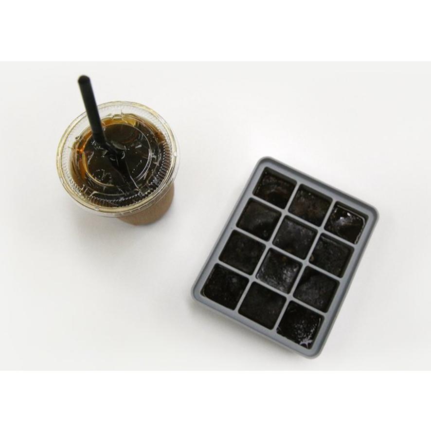 MOYUUM 矽膠 食品盒 輔食 咖啡冰磚 肉末 蒜末 蔥末 湯磚 4/6/12格-細節圖4