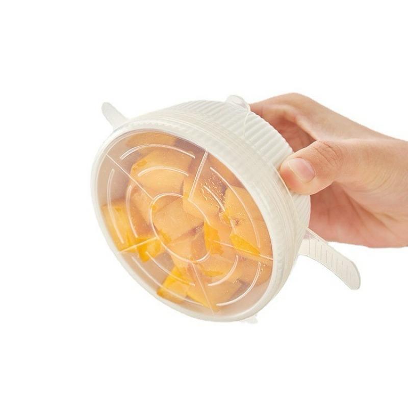 🇯🇵 KM 矽膠蓋 保鮮蓋 透明蓋  保鮮膜蓋 多用途蓋 冰箱保鮮 水果-細節圖4