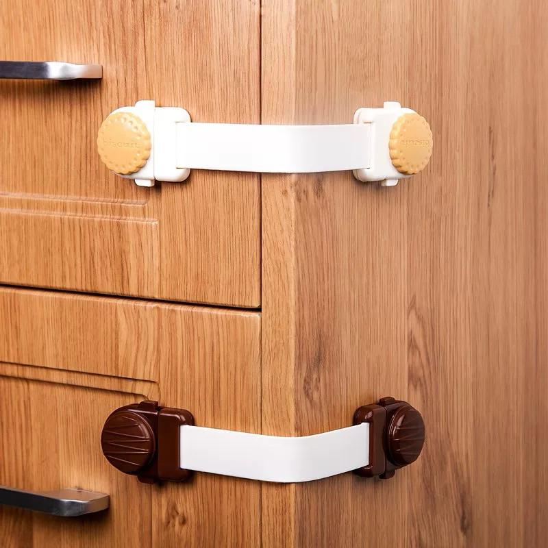 🇯🇵 圓形安全鎖 圓頭 安全直開鎖 衣櫥 衣櫃 冰箱 流理臺 抽屜-細節圖4