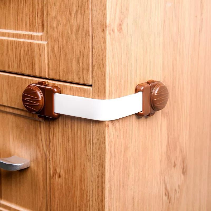 🇯🇵 圓形安全鎖 圓頭 安全直開鎖 衣櫥 衣櫃 冰箱 流理臺 抽屜-細節圖5