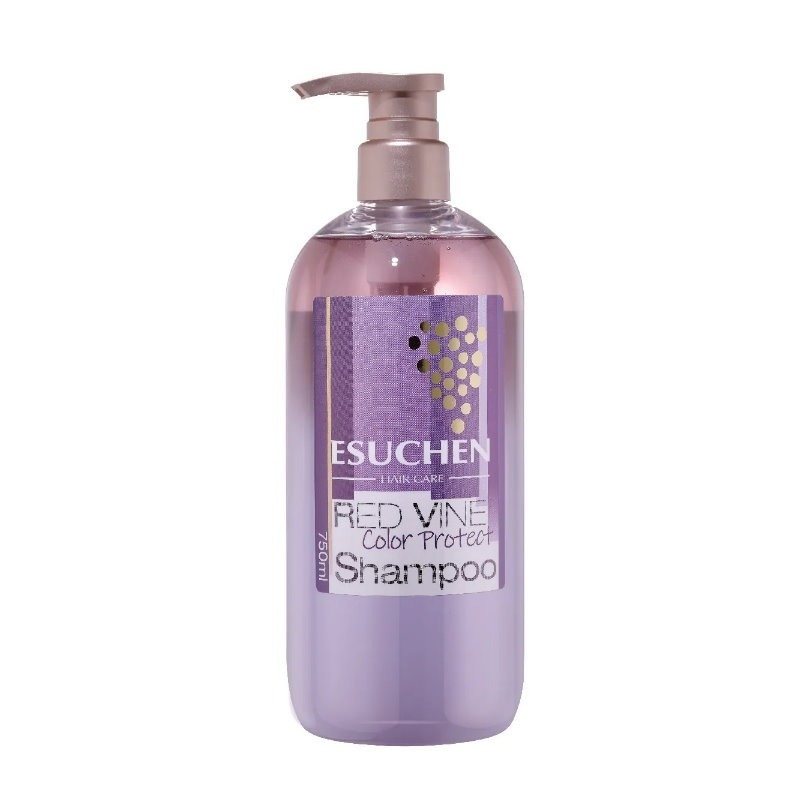 【ESUCHEN 藝思晨】葡萄多酚護色洗髮精750ml+葡萄多酚漾彩護髮素750ml-規格圖1