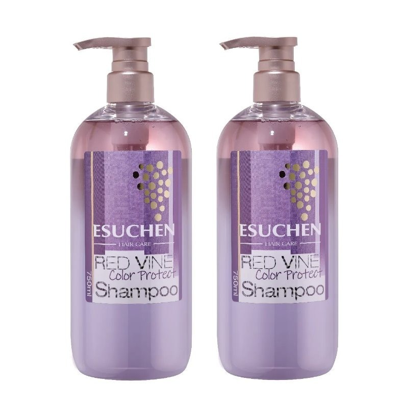 【ESUCHEN 藝思晨】葡萄多酚護色洗髮精750ml+葡萄多酚漾彩護髮素750ml-規格圖1