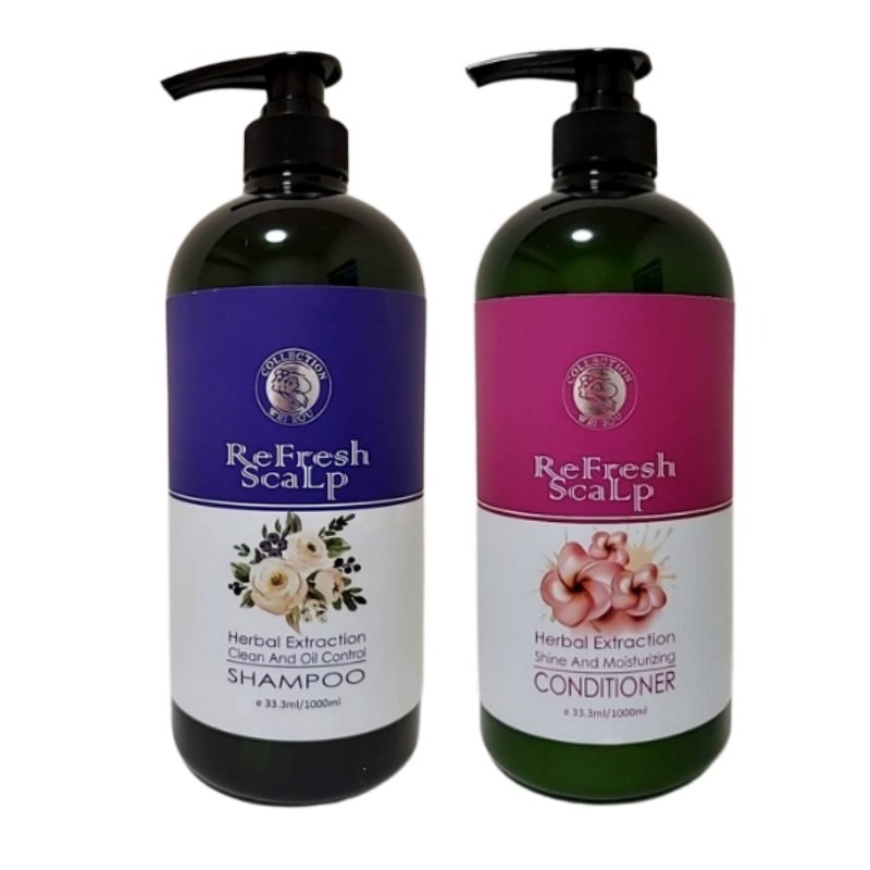 涼感洗髮精+精油香氛護髮乳