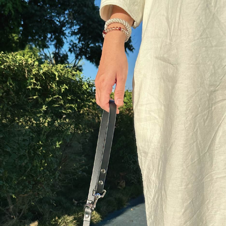 毛小孩皮革牽繩 100% Genuine Leather台灣製造-細節圖8