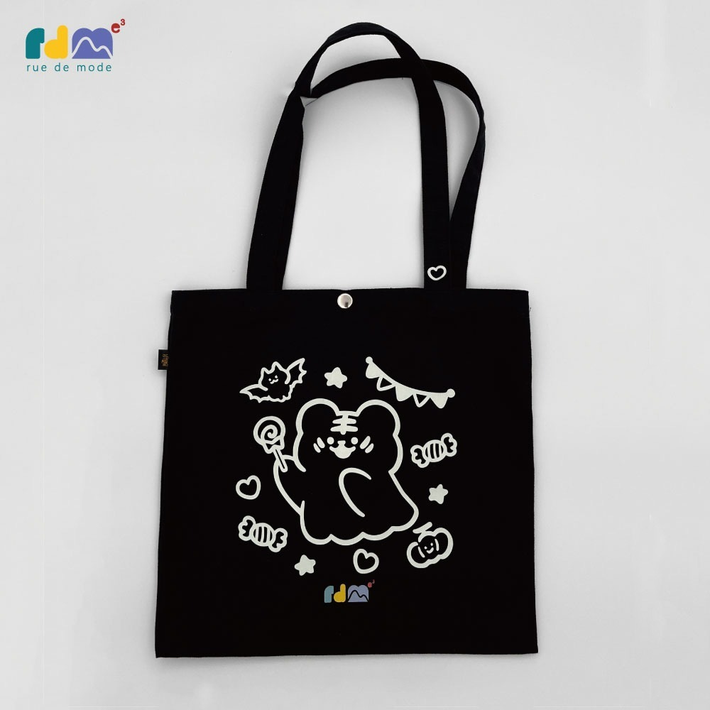 【插畫家合作】rdm x 壹號房 萬聖節夜光包-細節圖3