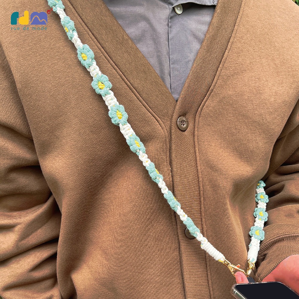 「手工製作」花花手機掛繩-細節圖4