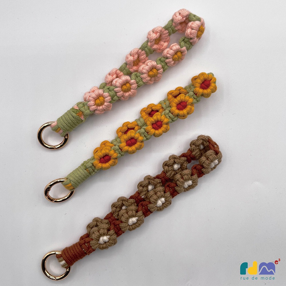 「手工製作」花花手機掛繩-細節圖8