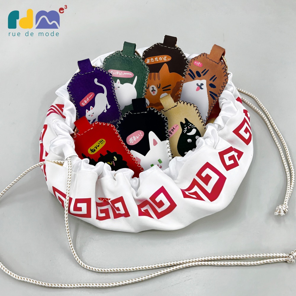 【日本限定版】七味粉貓咪御守 × 拉麵束口袋組-細節圖2