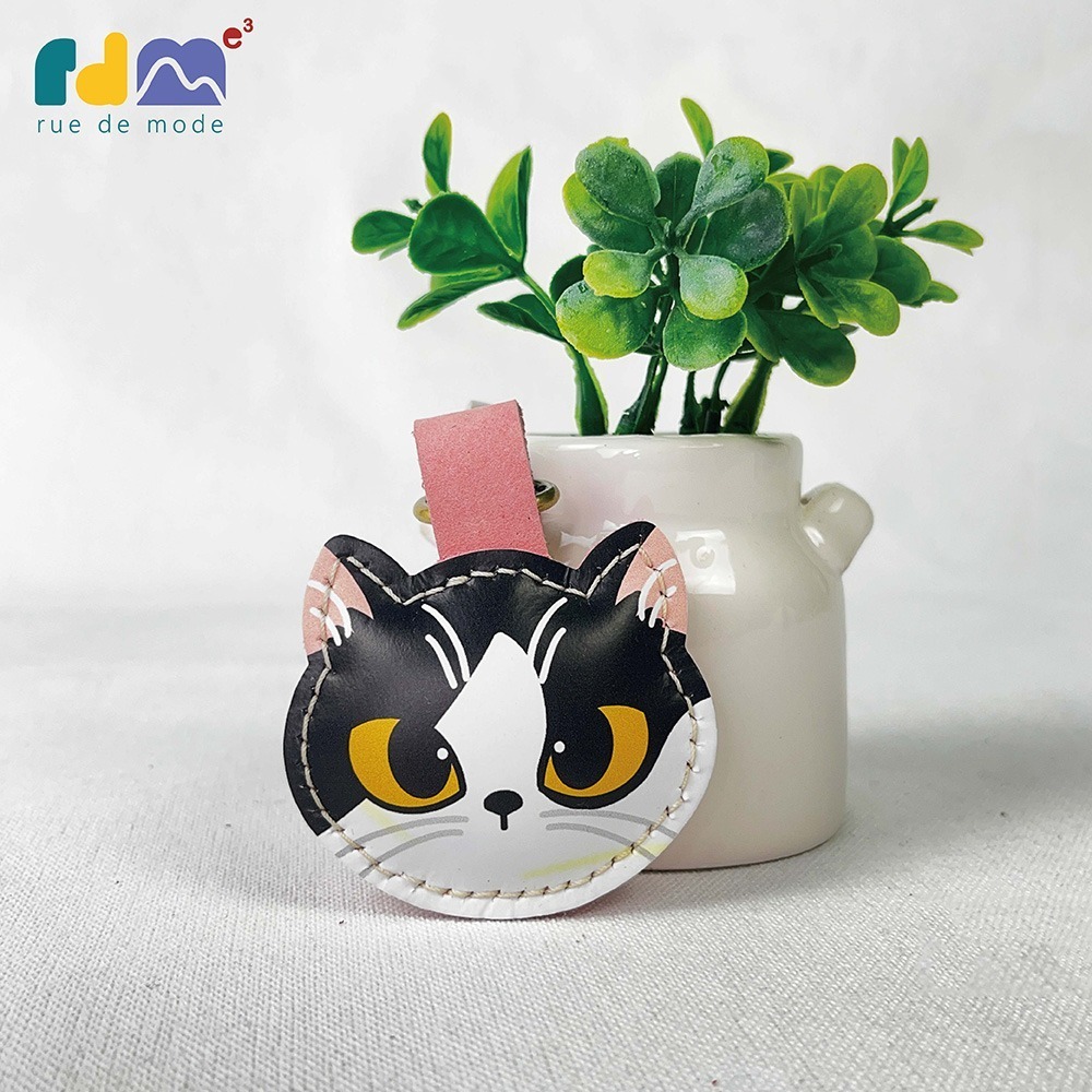 【與麥子們攜手合作】萌貓真皮鑰匙圈 第三彈-細節圖10