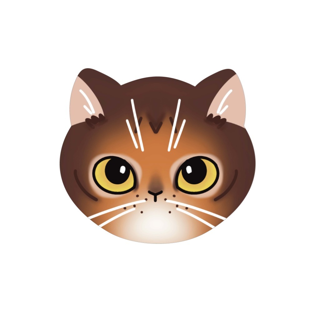 【與麥子們攜手合作】萌貓真皮鑰匙圈 第三彈-規格圖11