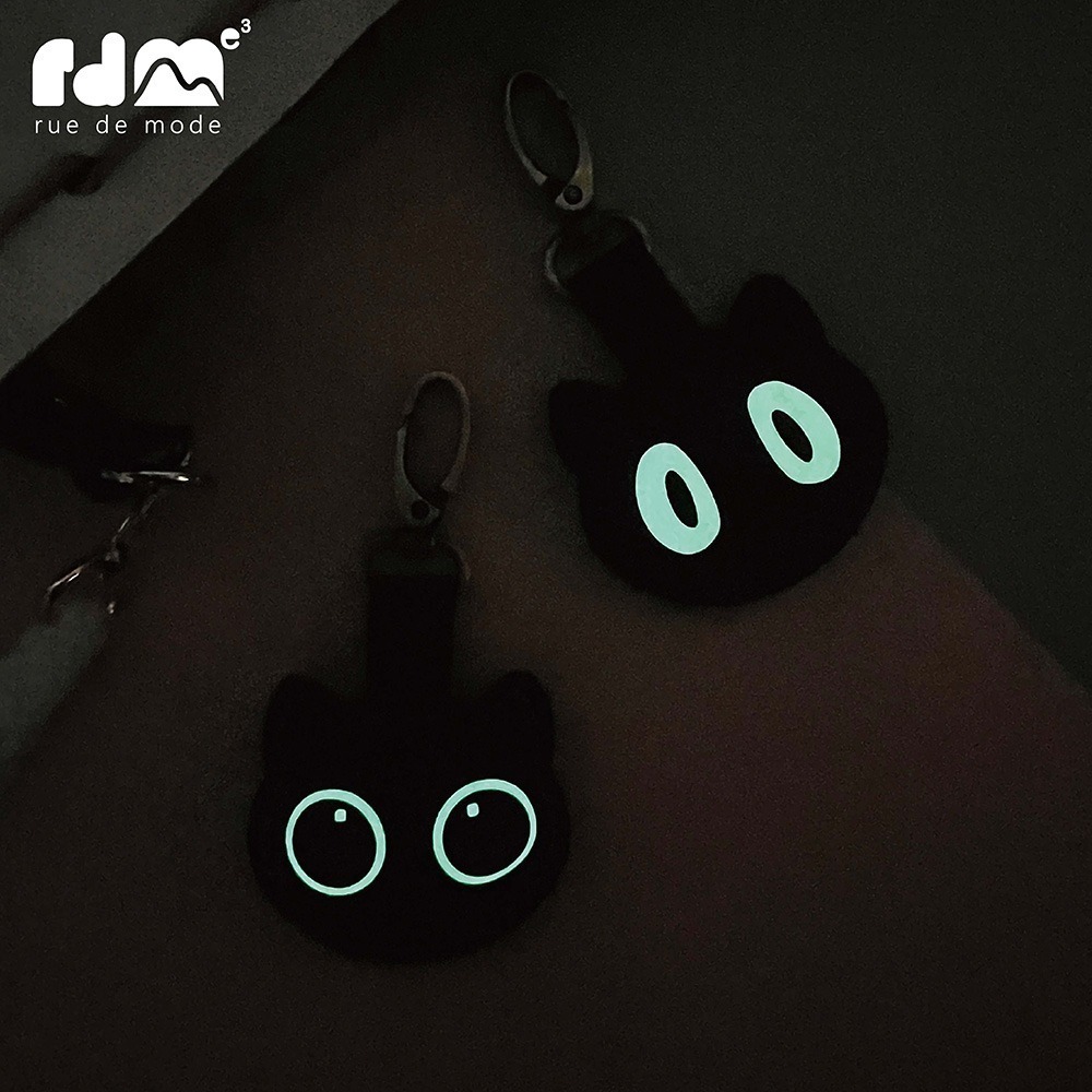 【與麥子們攜手合作】ぴかぴか貓貓真皮鑰匙圈-細節圖4