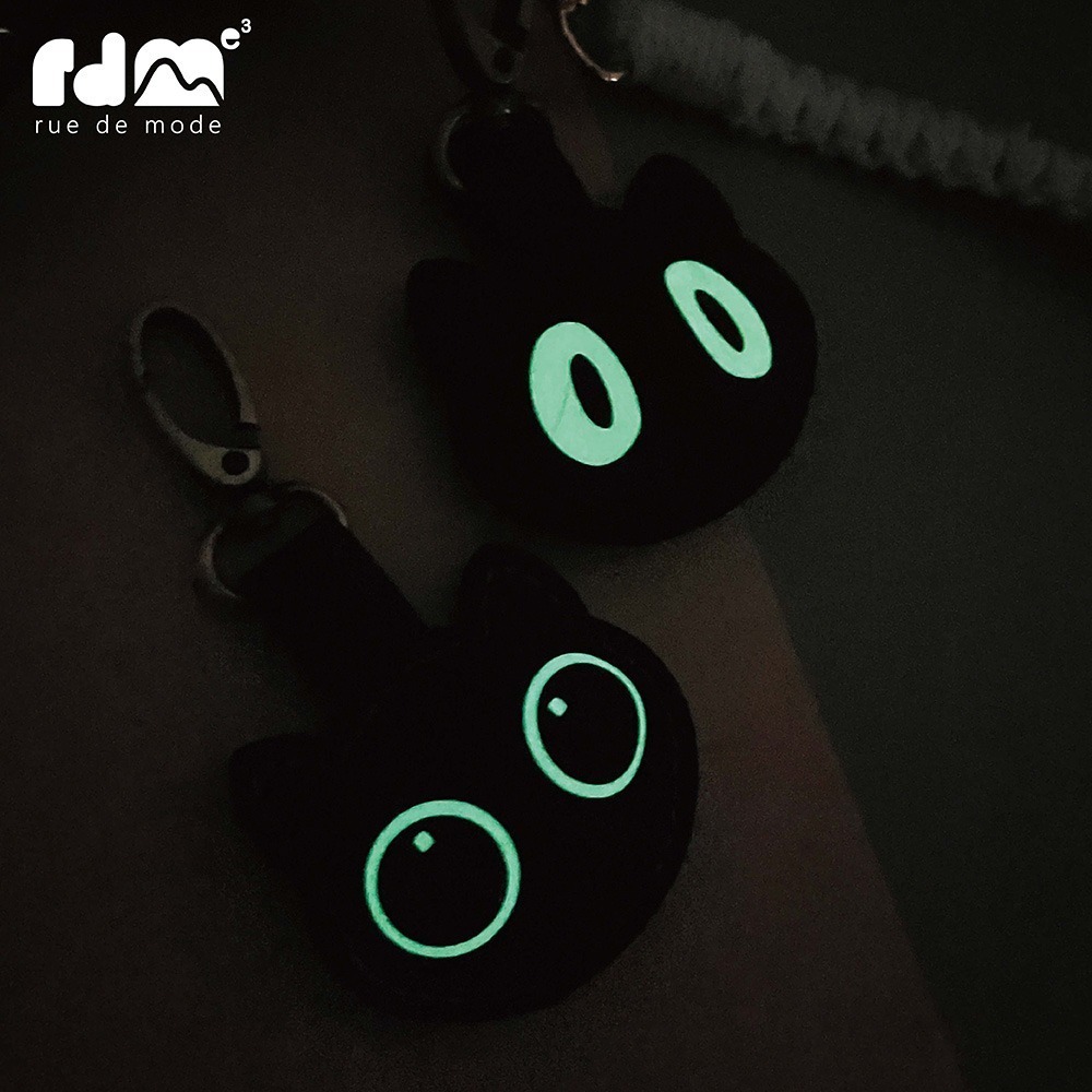 【與麥子們攜手合作】ぴかぴか貓貓真皮鑰匙圈-細節圖5