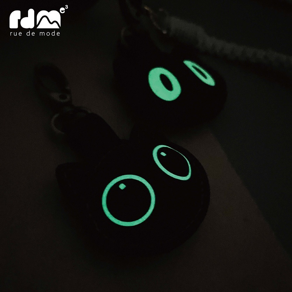 【與麥子們攜手合作】ぴかぴか貓貓真皮鑰匙圈-細節圖6