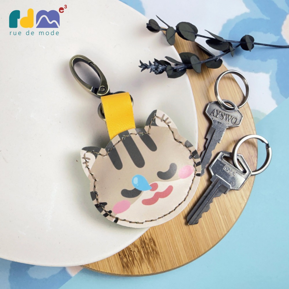 【插畫家合作】壹號房 × 麥子庇護工場公益合作  貓咪吊飾-規格圖9