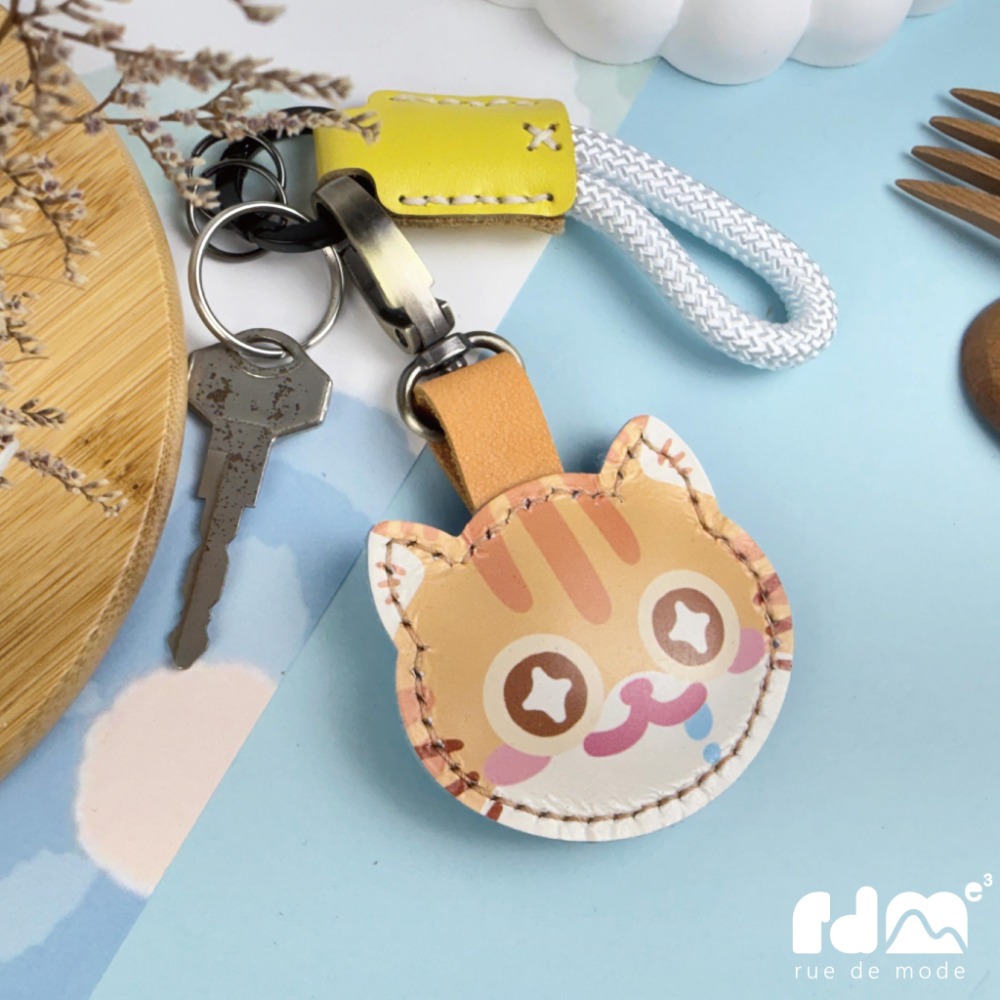 【插畫家合作】壹號房 × 麥子庇護工場公益合作  貓咪吊飾-規格圖9