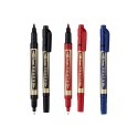 ijm PENTEL 飛龍 N75W 雙頭油性筆 0.6mm 2.0mm 04011601-規格圖1