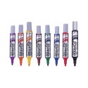 ijm PENTEL 飛龍 MWL5M 粗字後壓白板筆圓頭 6.0mm 04010301-規格圖1