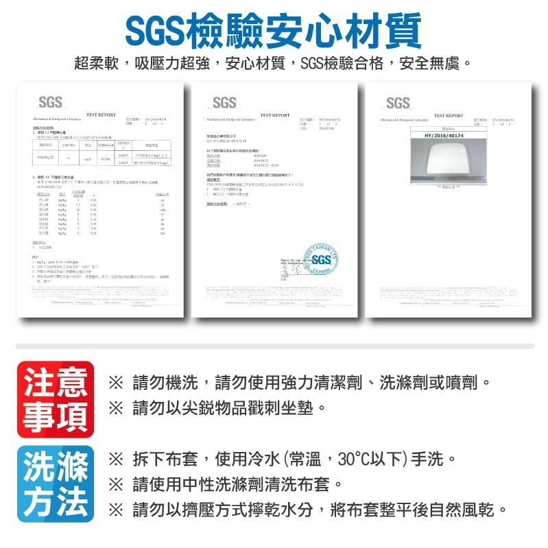 【Goodly顧得力】坐得住減壓坐墊/涼感坐墊 黑色(吸壓力大突破，連雞蛋都坐不破)-細節圖10