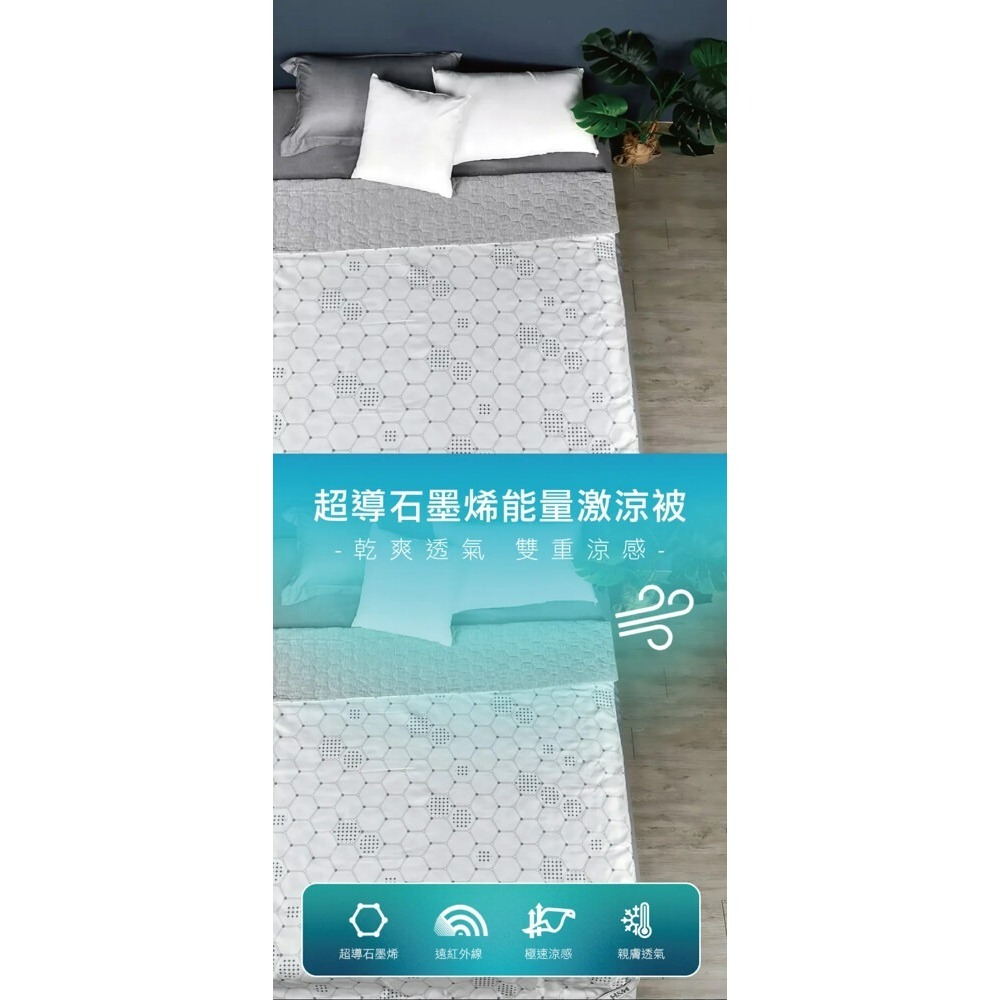 【H&H南良】超導石墨烯能量激涼被 涼被-細節圖2