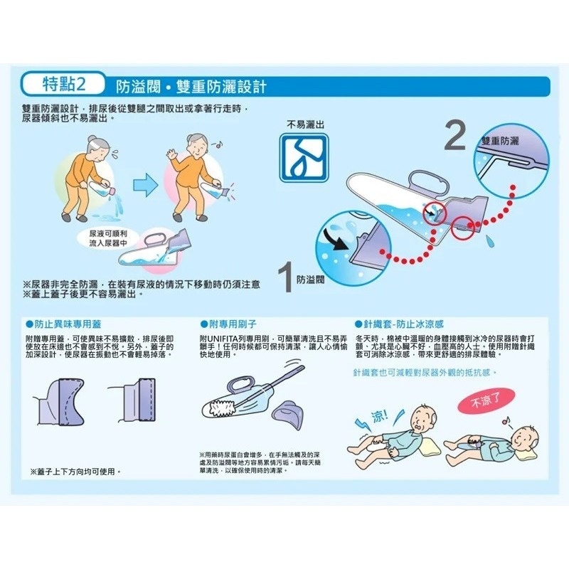 【日本安壽】Unifit 自立尿器 男性用 (小便器 尿壺 尿盆)-細節圖4