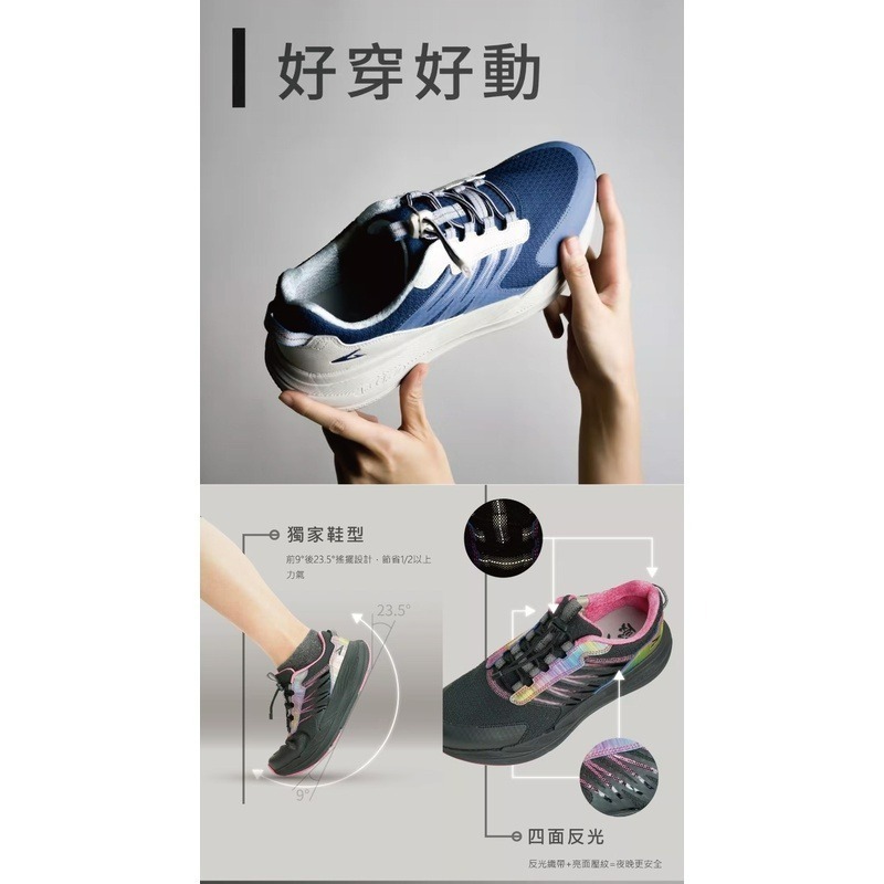 USTINI我挺你健康鞋 無重力扣扣極地鞋-火星粉(接地氣鞋 限時優惠 買鞋送襪)-細節圖4