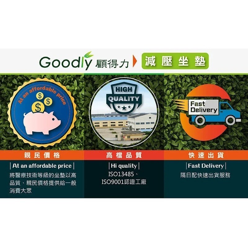 【Goodly顧得力】舒適免痔坐墊-細節圖2