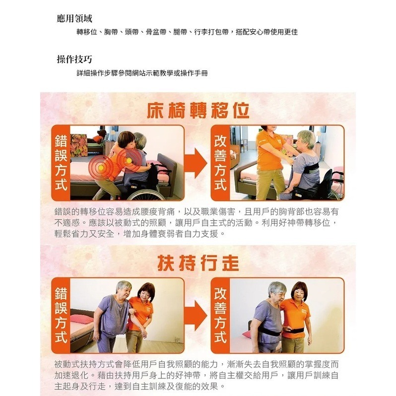 【JUST 4U】好神帶 TV-111 移位帶 搬運帶 輪椅固定-細節圖3