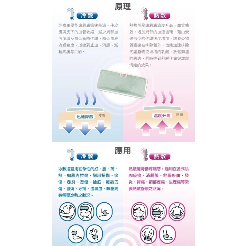 【博佳】冷熱敷墊 PK100 (尺寸26x12cm) / 冰溫敷墊 冰敷 熱敷-細節圖3