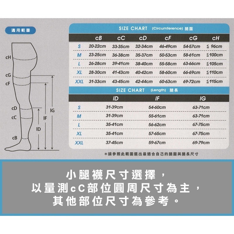 【YASCO】昭惠醫療漸進式彈性襪x1雙 (小腿襪-露趾-黑色)-細節圖3