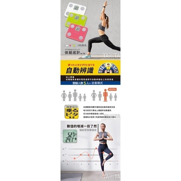 【TANITA】九合一體組成計 體脂肪計 體脂計 BC-730，好禮三選一-細節圖5
