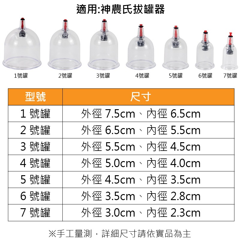 【神農氏】拔罐器杯子 拔罐杯 (台灣製造)-細節圖9