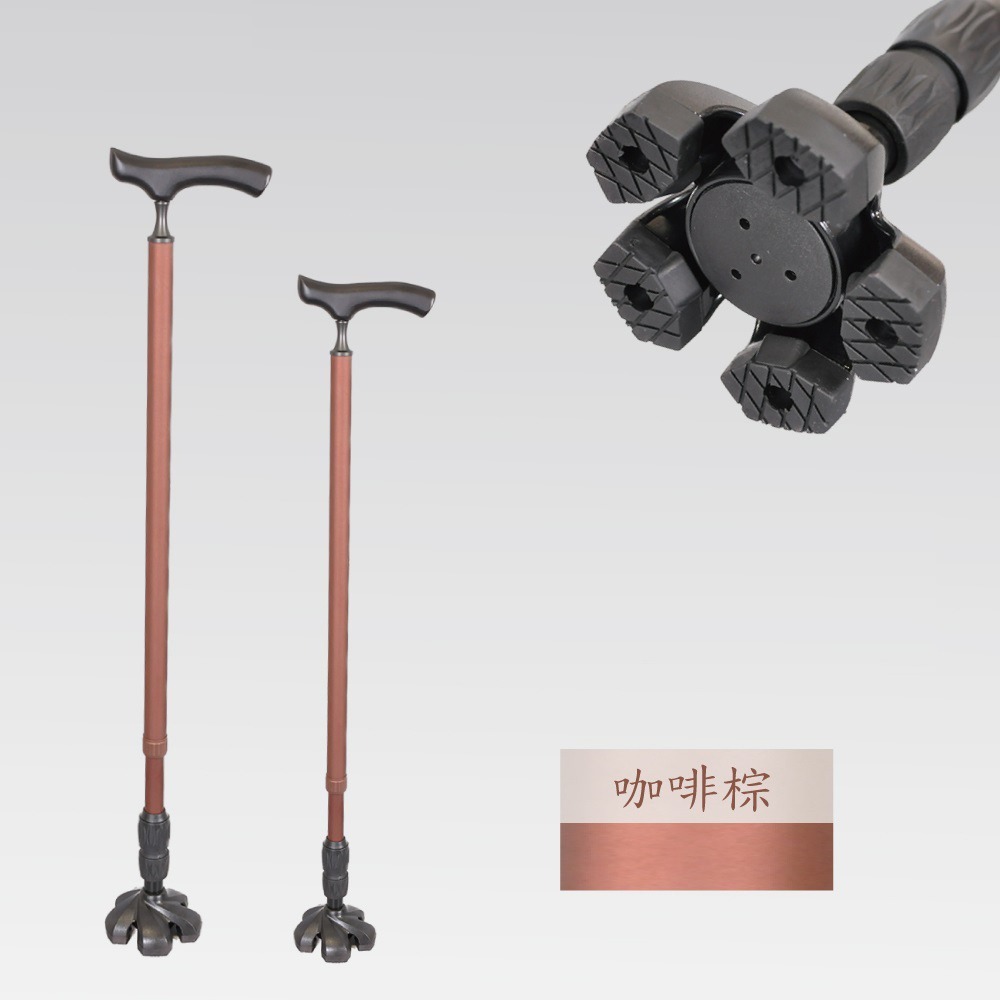 【HoHoCane 好好杖】實木握把避震站立式拐杖 站立式手杖 (有避震器)-規格圖8