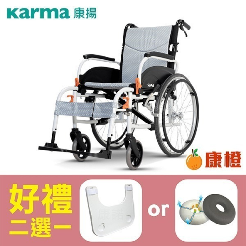 【康揚】鋁合金手動輪椅 飛揚825 移位型輪椅 輕量化輪椅 ~ 超值好禮2選1