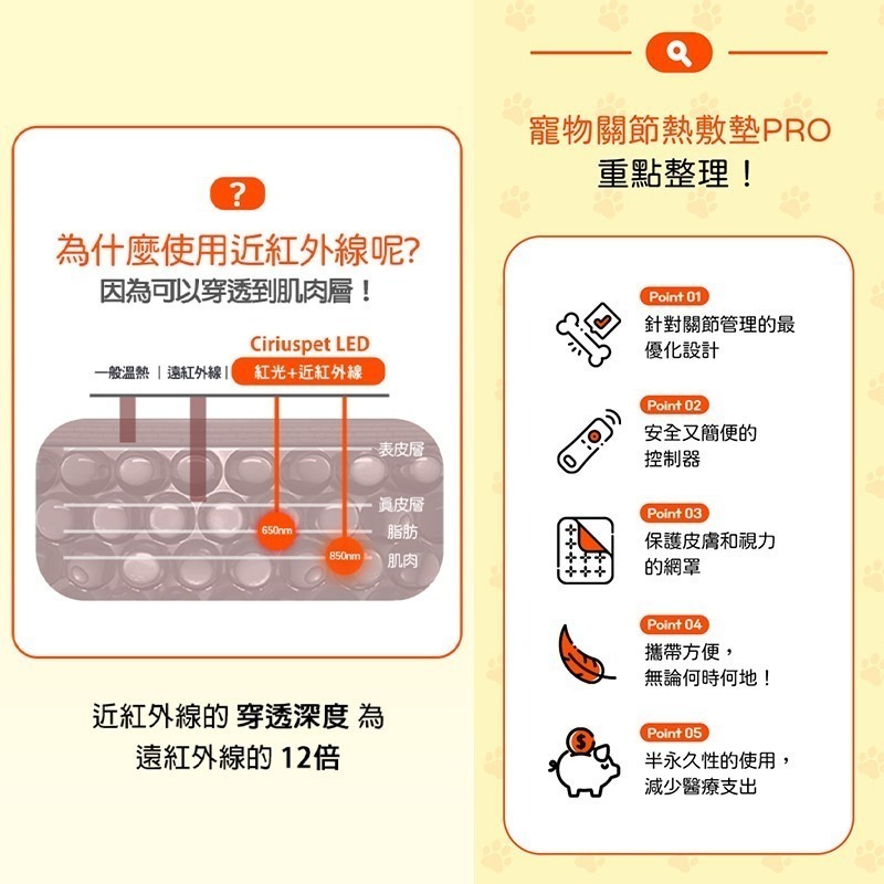 Ciriuspet 近紅外線 寵物 關節熱敷墊Pro 加長版 (韓國原裝) 寵物熱敷墊-細節圖4