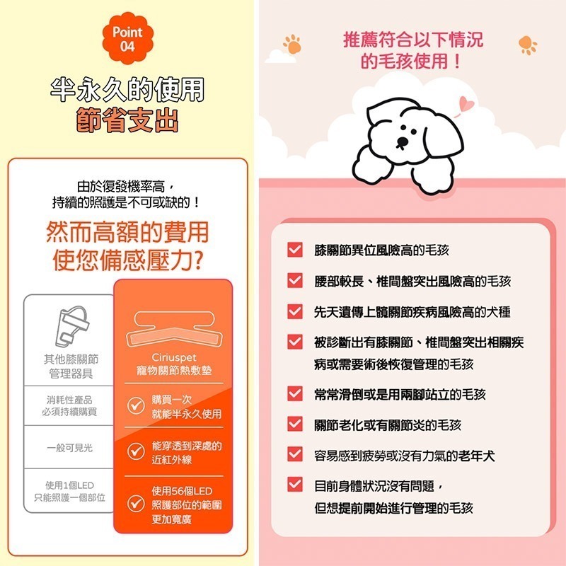 Ciriuspet 近紅外線 寵物 關節熱敷墊Pro 加長版 (韓國原裝) 寵物熱敷墊-細節圖7