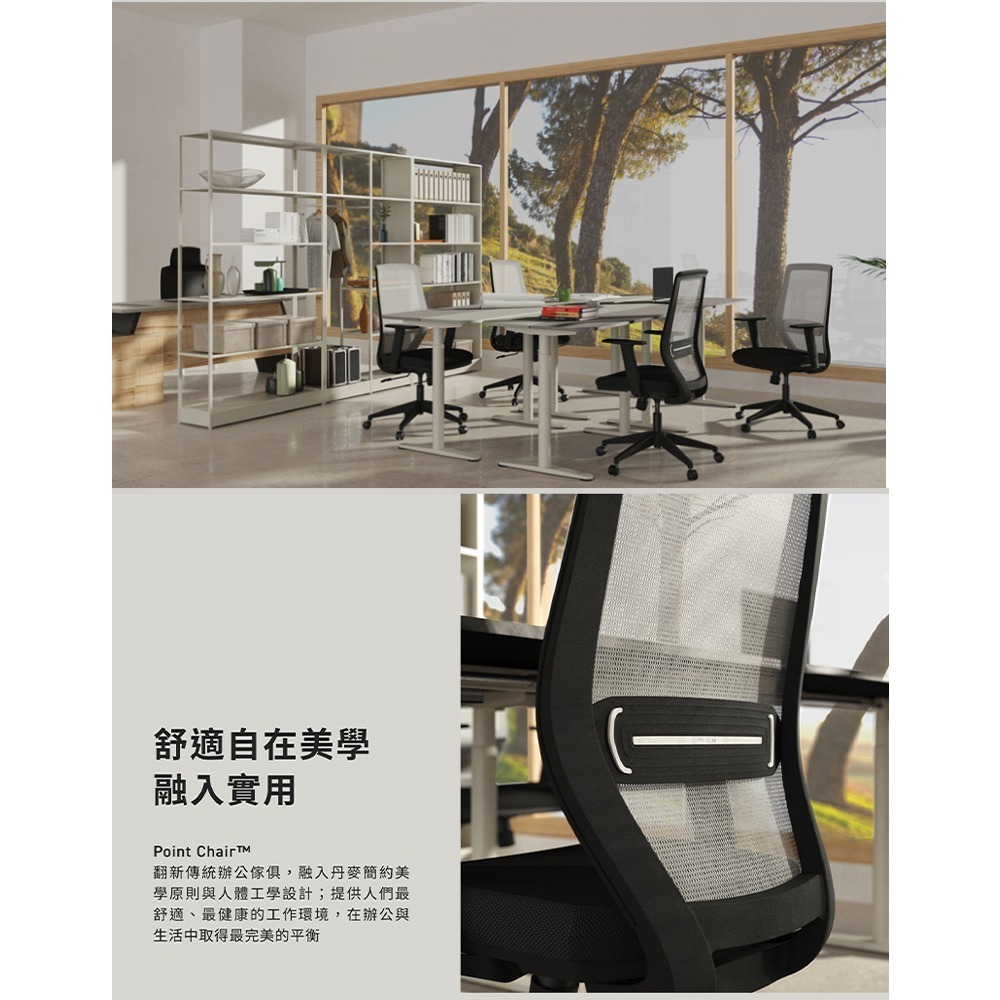Backbone Point Chair 波心椅 人體工學椅 自行組裝-細節圖6