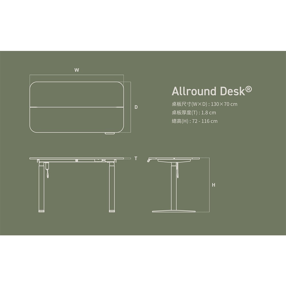 Backbone Allround Desk 電動升降桌 自行組裝-細節圖9