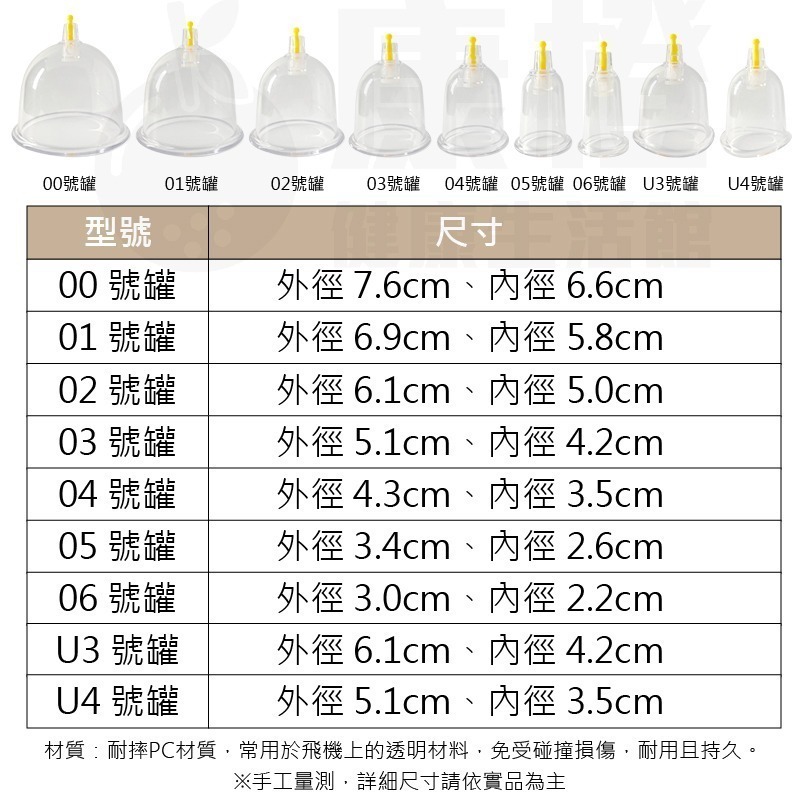 【Soles 舒立適】PC拔罐杯 拔罐器杯子 拔罐杯-細節圖3