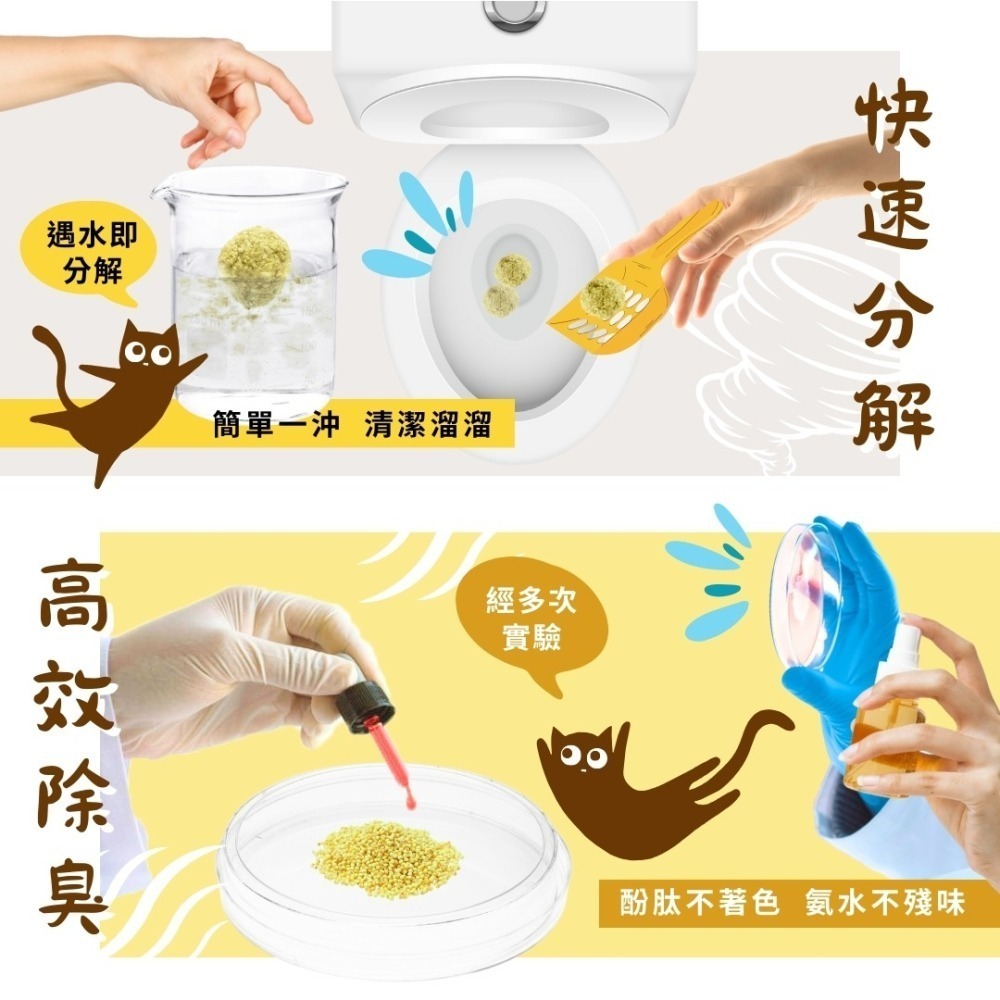 新品上市!【窩一起】天然小米貓砂 7L/2.5KG 貓砂 小米砂-細節圖4