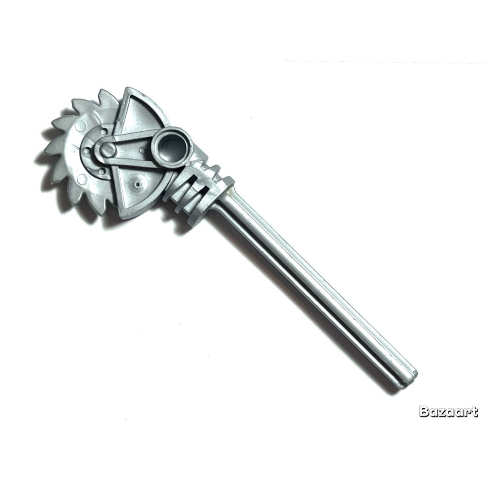 二手樂高 LEGO 鋸子 電鋸 武器 生化戰士 綠色 珍珠灰 8541 8648 8469 40341-規格圖1