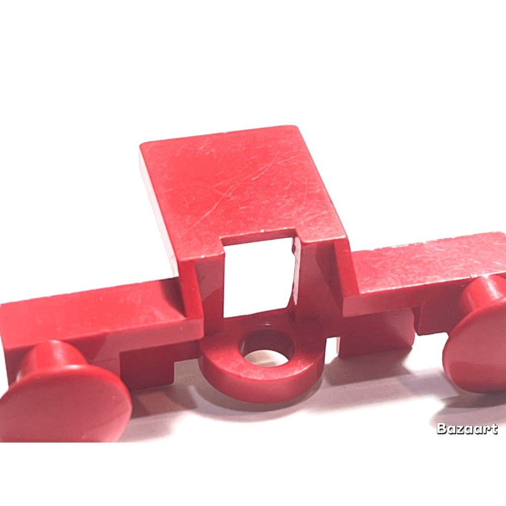 二手樂高 LEGO 緩衝梁 火車 絕版 稀有 七成新 紅色 7730 7727 7715 7750 4022-細節圖2