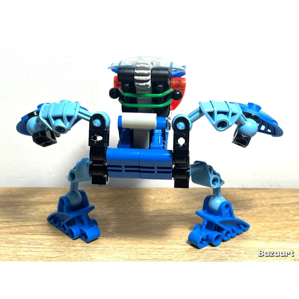 二手樂高 LEGO 布洛獸 Pahrak 生化戰士 Bionicle 換面具 無缺件 無盒書 8562-細節圖2