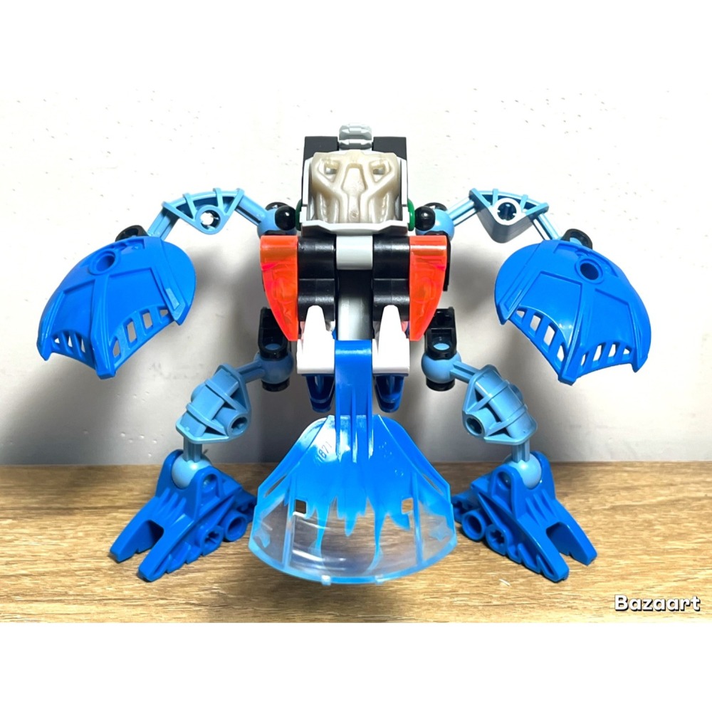 二手樂高 LEGO 布洛獸 Pahrak 生化戰士 Bionicle 換面具 無缺件 無盒書 8562-細節圖3