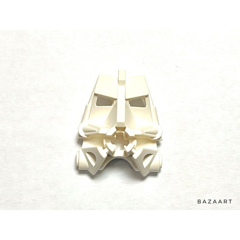 二手樂高 LEGO 頭 臉 生化戰士 面具 黑色 白色 灰色 紅色 舊深灰 8544 8545 8596 32553-規格圖1