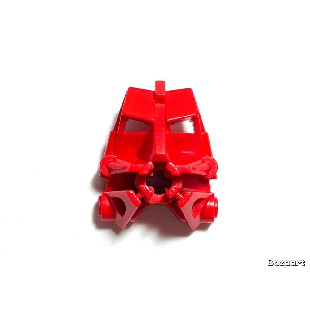 二手樂高 LEGO 頭 臉 生化戰士 面具 黑色 白色 灰色 紅色 舊深灰 8544 8545 8596 32553-規格圖1