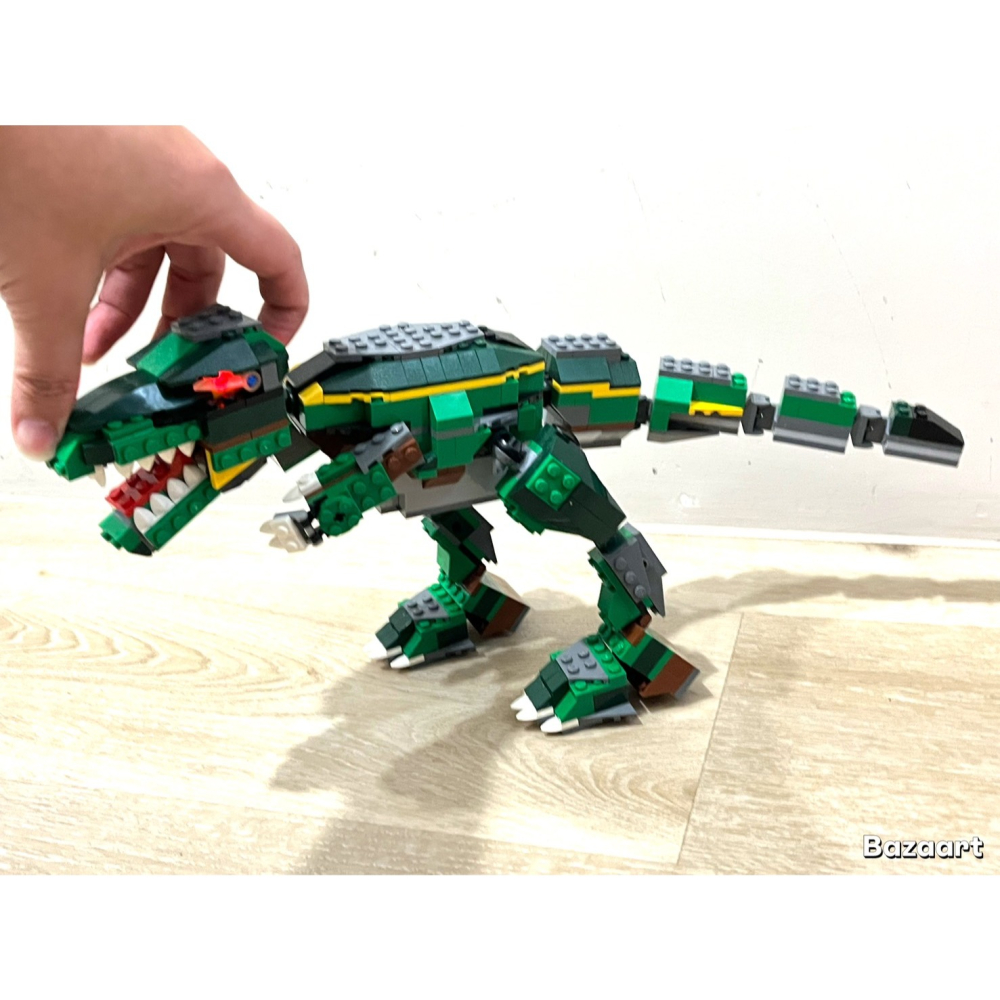 二手樂高 LEGO 暴龍 劍龍 恐龍 無盒子 無說明書 4998-細節圖2