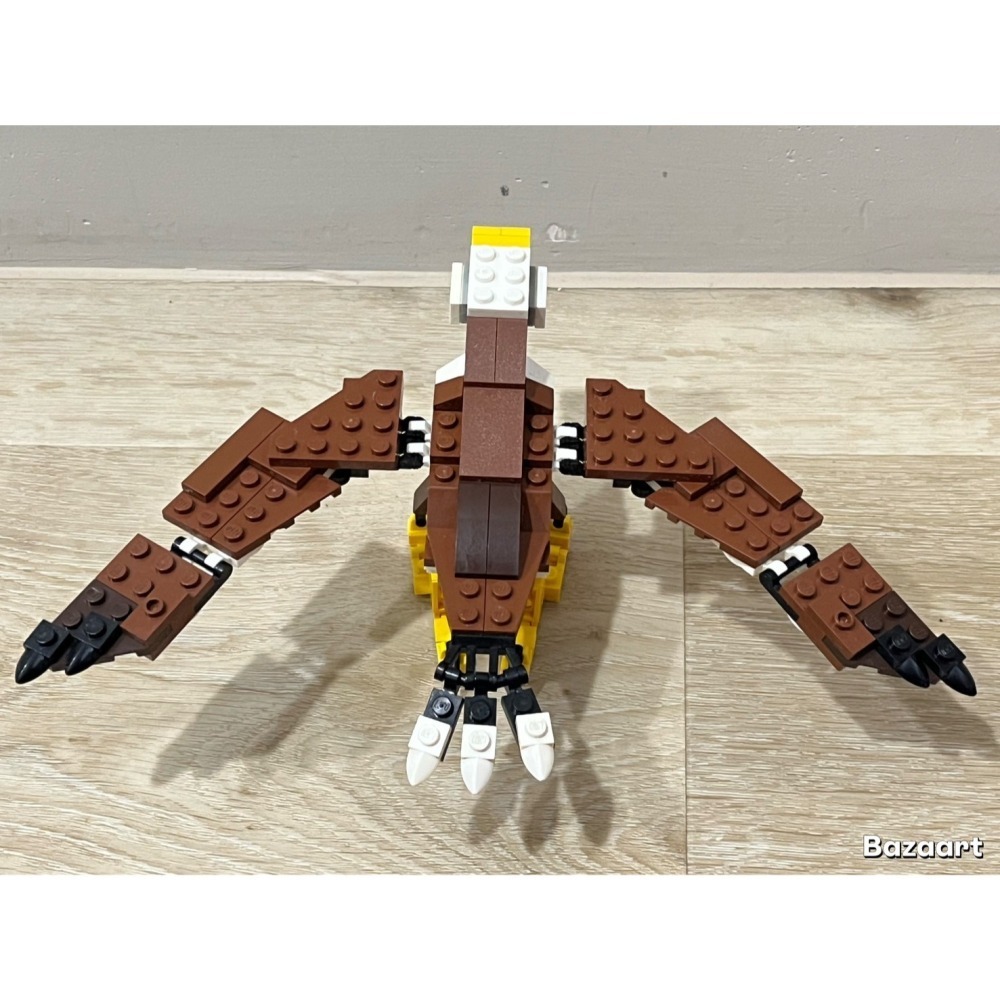 二手樂高 LEGO 老鷹 獵鷹 不建議拆拔 八成新 無盒子 無說明書 31004-細節圖2