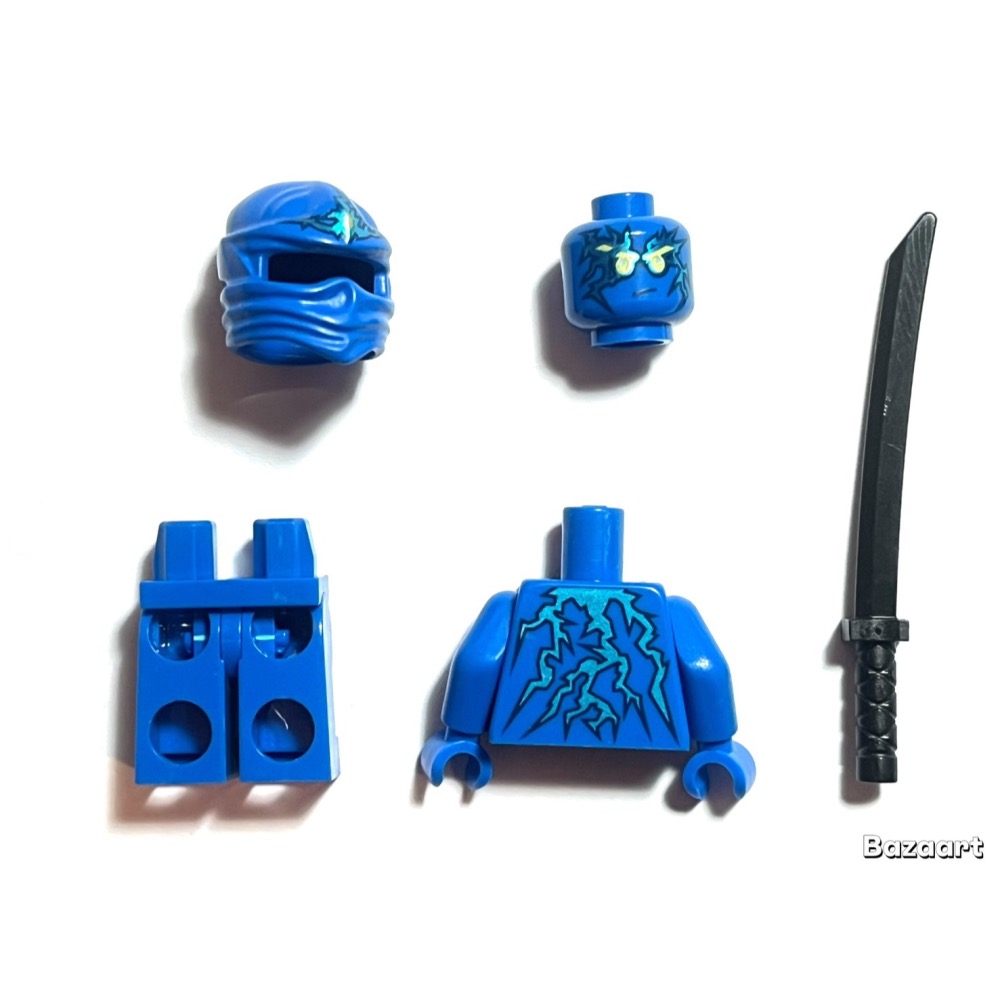 二手樂高 LEGO 阿光 NRG JAY 含武士刀 9570 njo0061-細節圖3