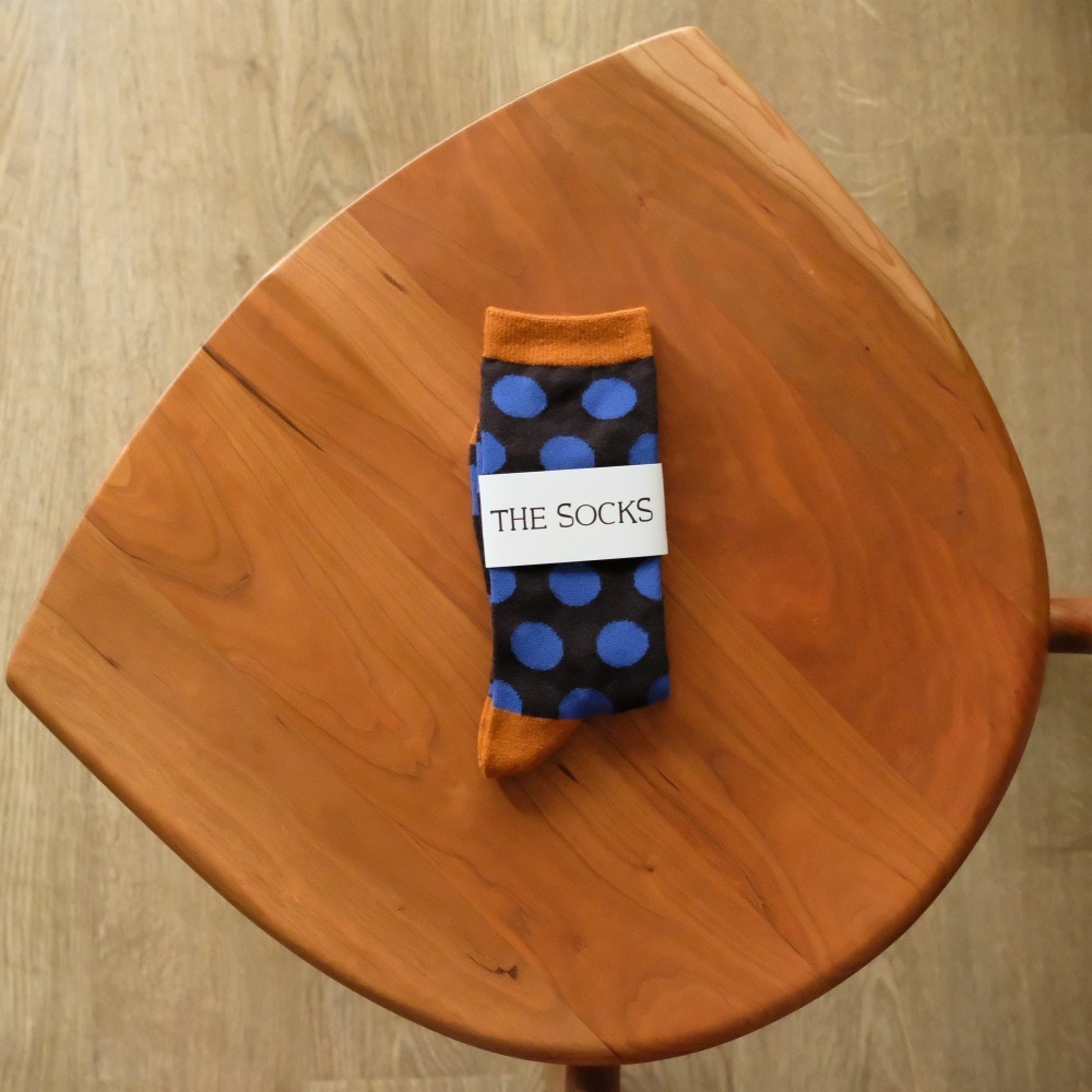 【日本大阪 THE SOCKS_圓點點襪】日本製 日本襪子 設計襪子 圓點點 棉襪 襪子 官方正品現貨在台-細節圖5